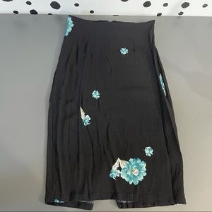 Reformation pencil black skirt. Size 4